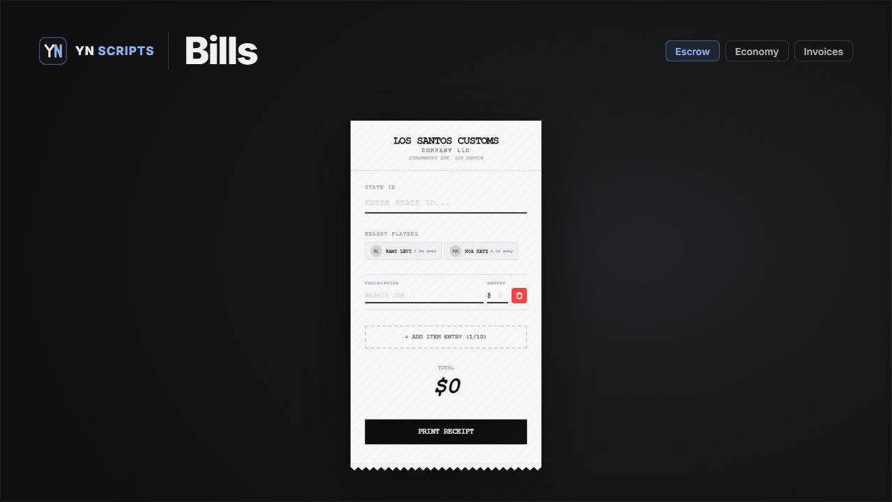 YN Bills